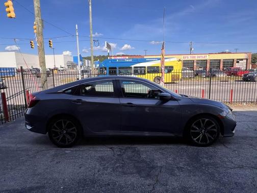 Gray 2019 Honda Civic Sport