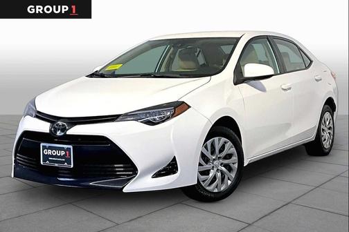 Super White 2019 Toyota Corolla LE