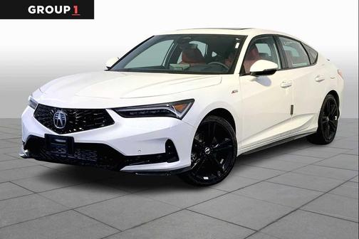 Platinum White Pearl 2026 Acura Integra FWD A-Spec with Technology