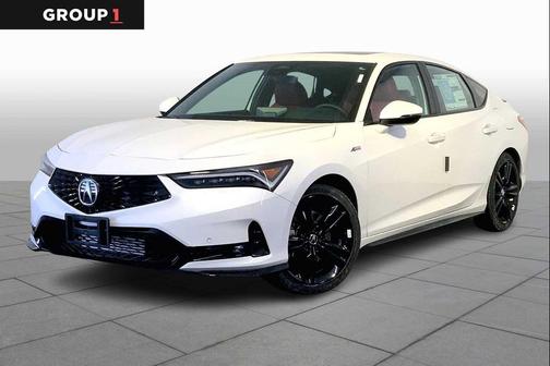 Platinum White Pearl 2026 Acura Integra FWD A-Spec with Technology