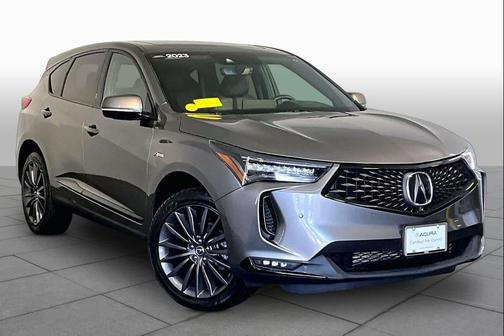 Liquid Carbon Metallic 2023 Acura RDX A-Spec Advance Package