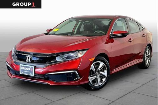 Molten Lava Pearl 2020 Honda Civic LX