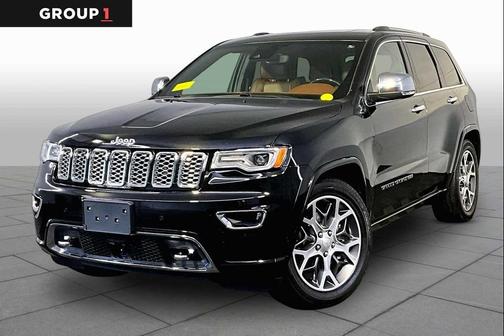 Diamond Black Crystal Pearlcoat 2021 Jeep Grand Cherokee Overland