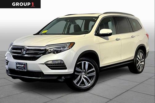 White Diamond Pearl 2016 Honda Pilot Elite