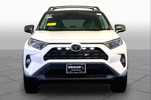 Super White 2021 Toyota RAV4 XLE