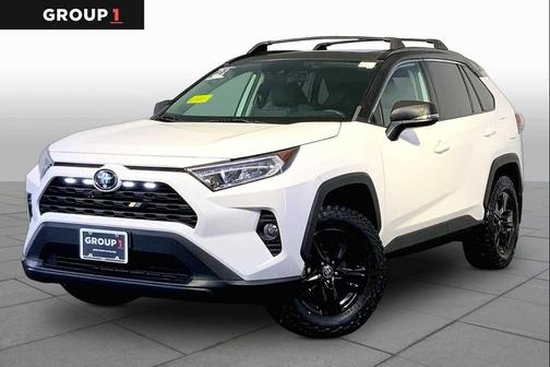 Super White 2021 Toyota RAV4 XLE