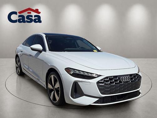 Glacier White Metallic 2025 Audi A5 Premium Plus TFSI quattro S tronic