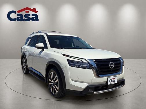 Pearl White Tricoat 2022 Nissan Pathfinder Platinum 2WD