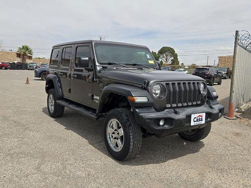 Granite Crystal Metallic Clearcoat 2018 Jeep Wrangler Unlimited Sport