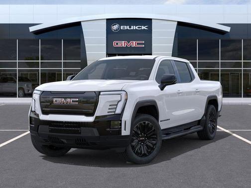 Summit White 2026 GMC Sierra EV Elevation