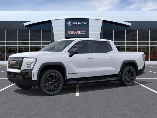 Summit White 2026 GMC Sierra EV Elevation