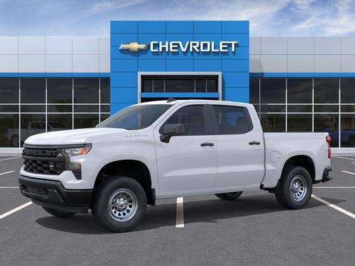 Summit White 2026 Chevrolet Silverado 1500 WT