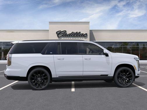 Vibrant White 2026 Cadillac Escalade ESV Platinum Sport