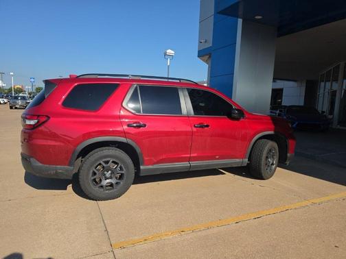 Red 2025 Honda Pilot TrailSport