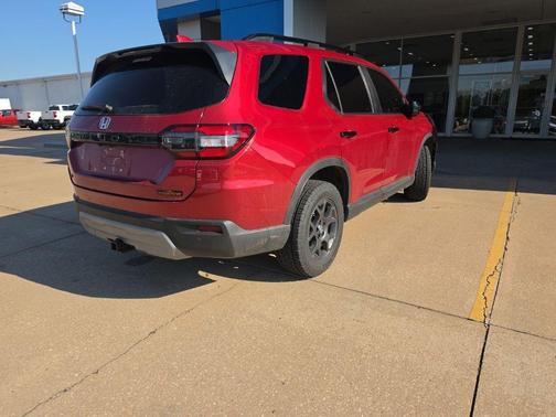 Red 2025 Honda Pilot TrailSport