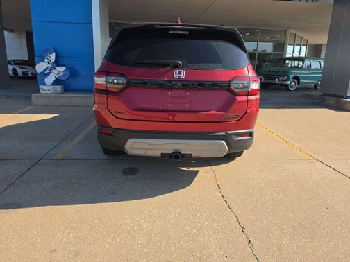 Red 2025 Honda Pilot TrailSport