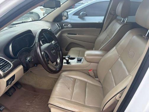 Bright White Clearcoat 2015 Jeep Grand Cherokee Overland