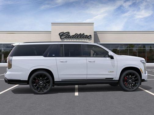 Vibrant White 2026 Cadillac Escalade ESV V-Series