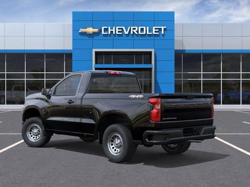 Black 2026 Chevrolet Silverado 1500 WT