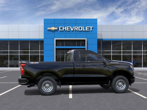 Black 2026 Chevrolet Silverado 1500 WT