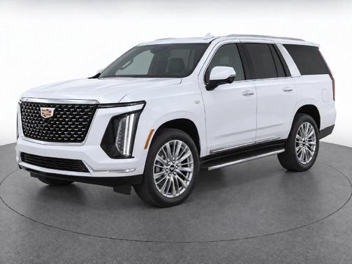 Crystal White Tri-Coat 2025 Cadillac Escalade Premium Luxury