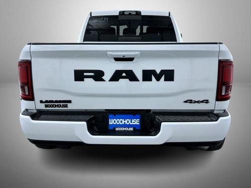 Bright White Clearcoat 2026 RAM 3500 Laramie Mega Cab 4x4 6'4' Box
