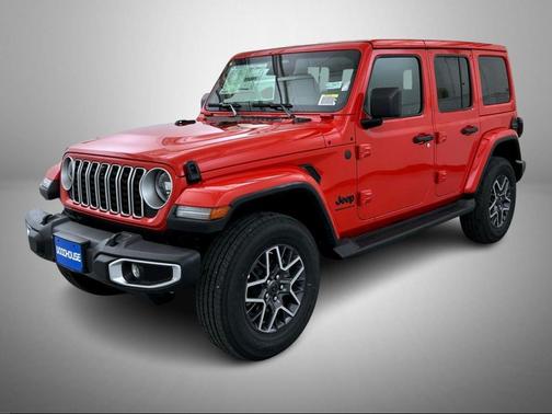 Firecracker Red Clearcoat 2026 Jeep Wrangler 4-Door Sahara 4x4