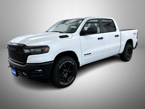 Bright White Clearcoat 2026 RAM 1500 Warlock Crew Cab 4x4 5'7' Box