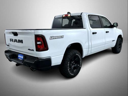 Bright White Clearcoat 2026 RAM 1500 Warlock Crew Cab 4x4 5'7' Box