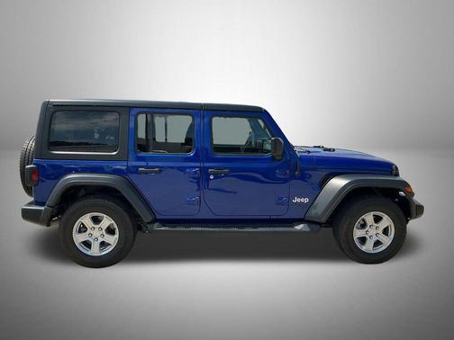 Ocean Blue Metallic Clearcoat 2018 Jeep Wrangler Unlimited Sport