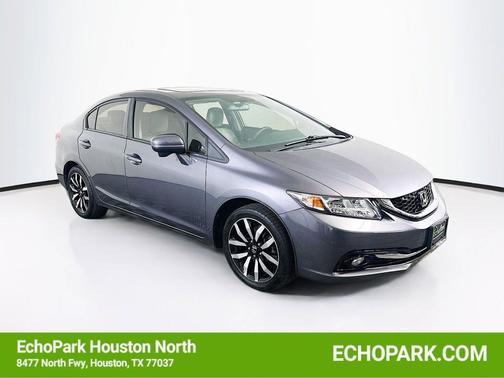 Modern Steel Metallic 2015 Honda Civic EX-L