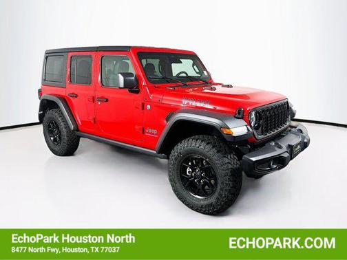 Firecracker Red Clearcoat 2025 Jeep Wrangler 4xe Willys