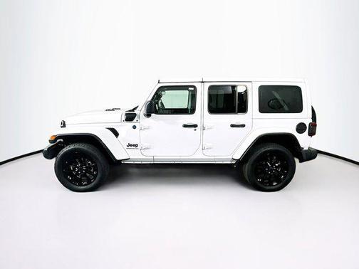 Bright White Clearcoat 2025 Jeep Wrangler 4xe Sahara