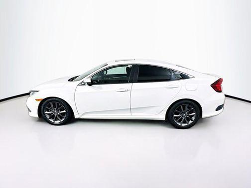 Platinum White Pearl 2020 Honda Civic EX