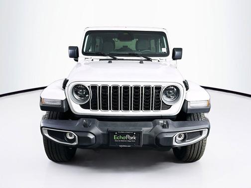 Bright White Clearcoat 2025 Jeep Wrangler 4xe Sahara