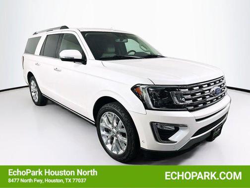 White Platinum Metallic Tri-Coat 2019 Ford Expedition Max Limited