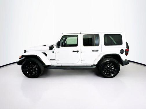 Bright White Clearcoat 2025 Jeep Wrangler 4xe Sahara