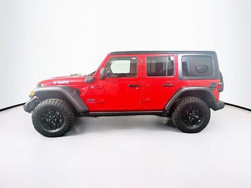 Firecracker Red Clearcoat 2025 Jeep Wrangler 4xe Willys