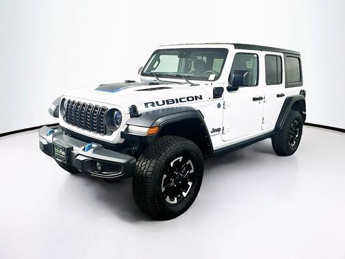 Bright White Clearcoat 2024 Jeep Wrangler 4xe Rubicon