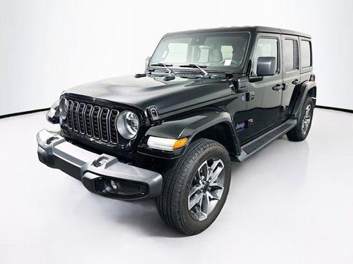 Black Clearcoat 2024 Jeep Wrangler 4xe Sport S