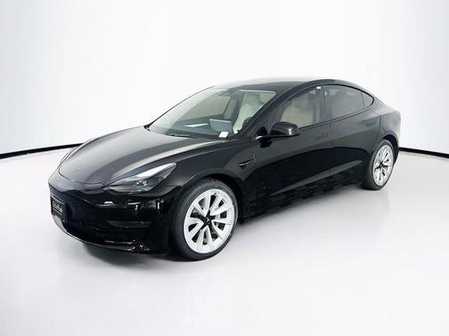 Solid Black 2022 Tesla Model 3 Standard Range