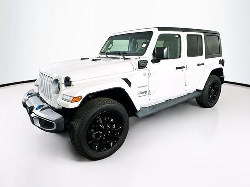 Bright White Clearcoat 2023 Jeep Wrangler 4xe Sahara