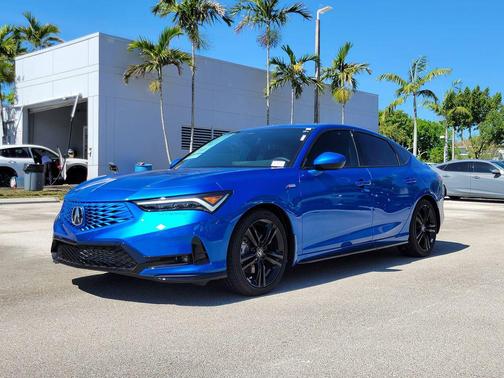 Double Apex Blue Pearl 2026 Acura Integra FWD A-Spec