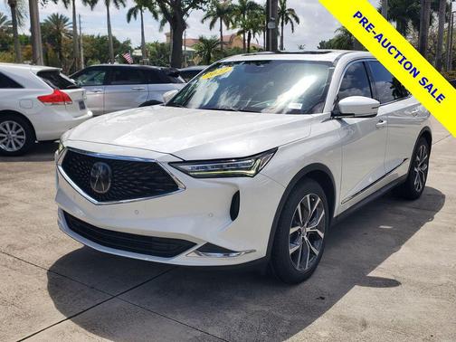 Platinum White Pearl 2022 Acura MDX Technology Package