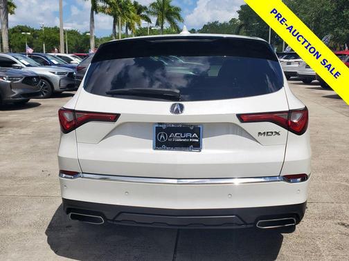 Platinum White Pearl 2022 Acura MDX Technology Package