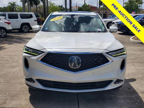 Platinum White Pearl 2022 Acura MDX Technology Package