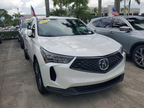 Platinum White Pearl 2024 Acura RDX A-Spec Advance Package