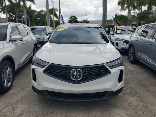 Platinum White Pearl 2024 Acura RDX A-Spec Advance Package