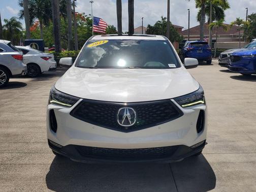 Platinum White Pearl 2024 Acura RDX A-Spec Advance Package
