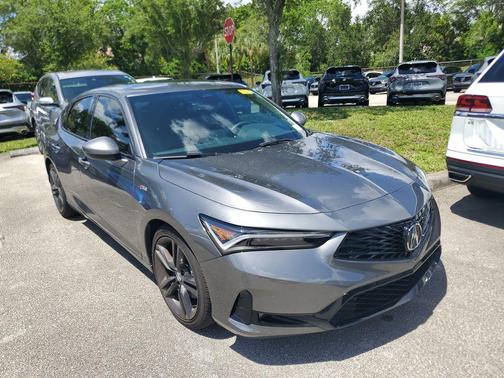 Liquid Carbon Metallic 2025 Acura Integra A-SPEC